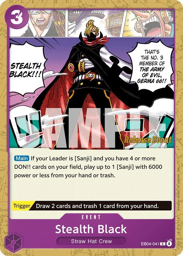 Stealth Black card front