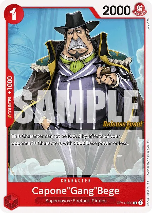 Capone"Gang"Bege card front