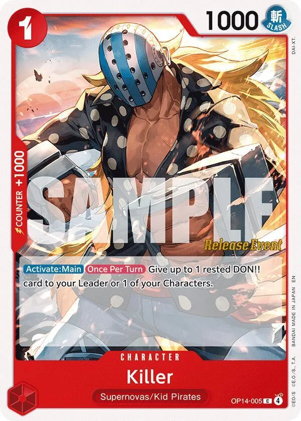 Killer card front