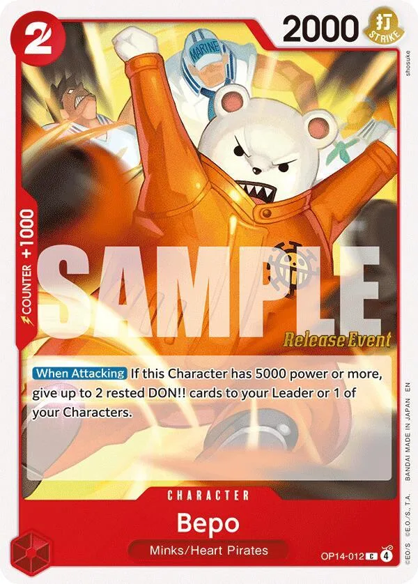 Bepo card front