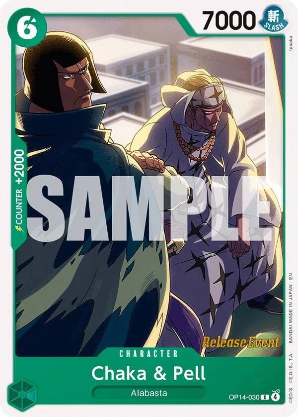 Chaka & Pell card front