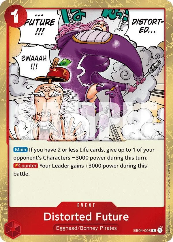 Distorted Future card front