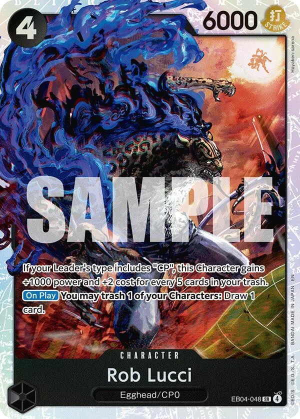 Rob Lucci card front
