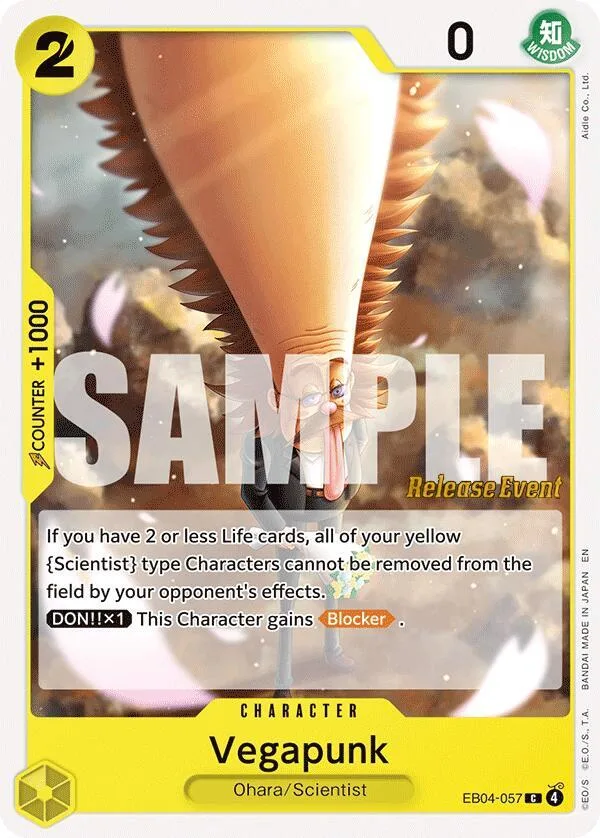 Vegapunk card front