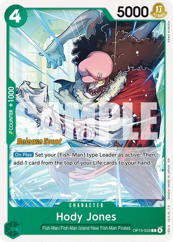 Hody Jones card front