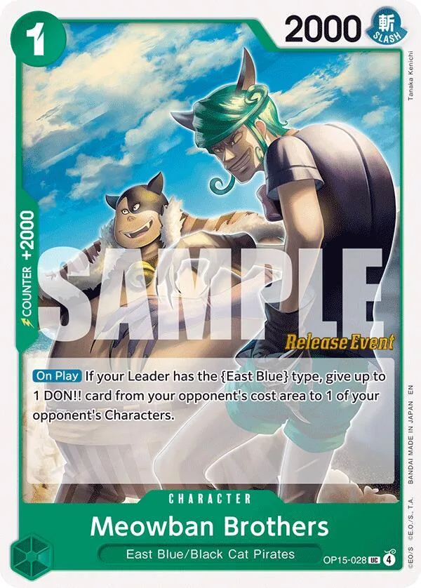 Meowban Brothers card front