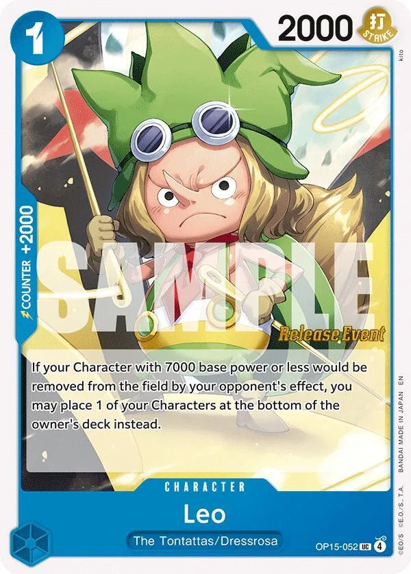 Leo card front