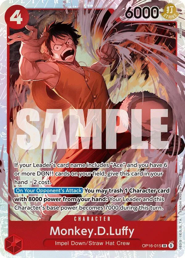 Monkey.D.Luffy card front