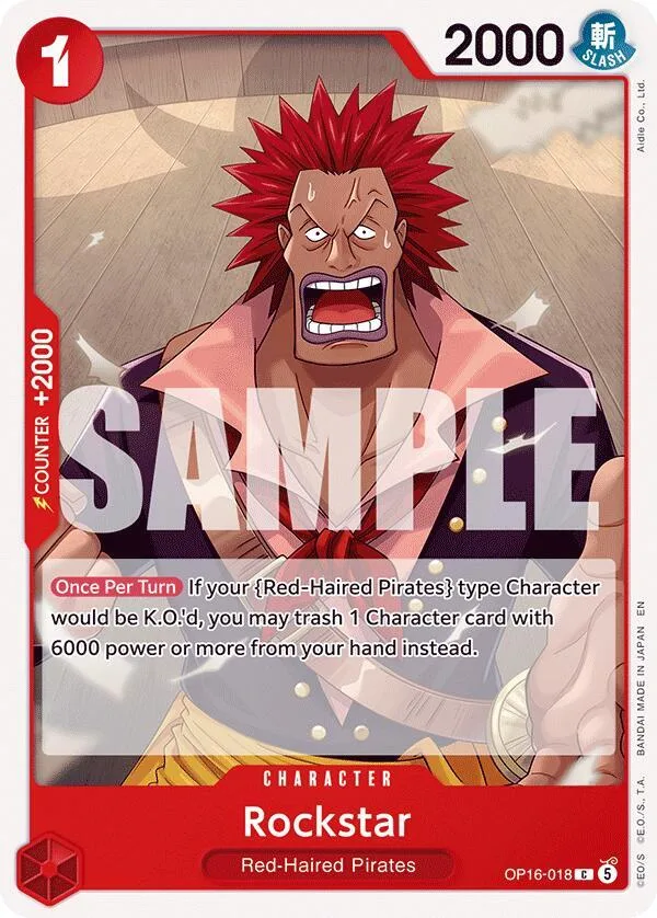 Rockstar card front