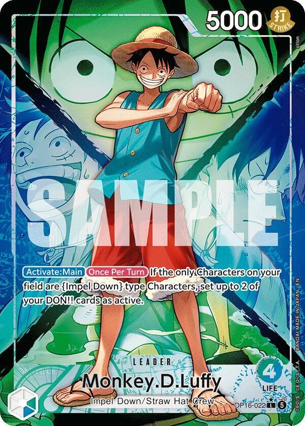 Monkey.D.Luffy (Alternate Art) card front