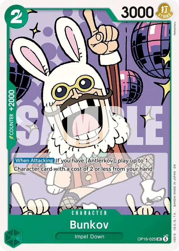 Bunkov card front