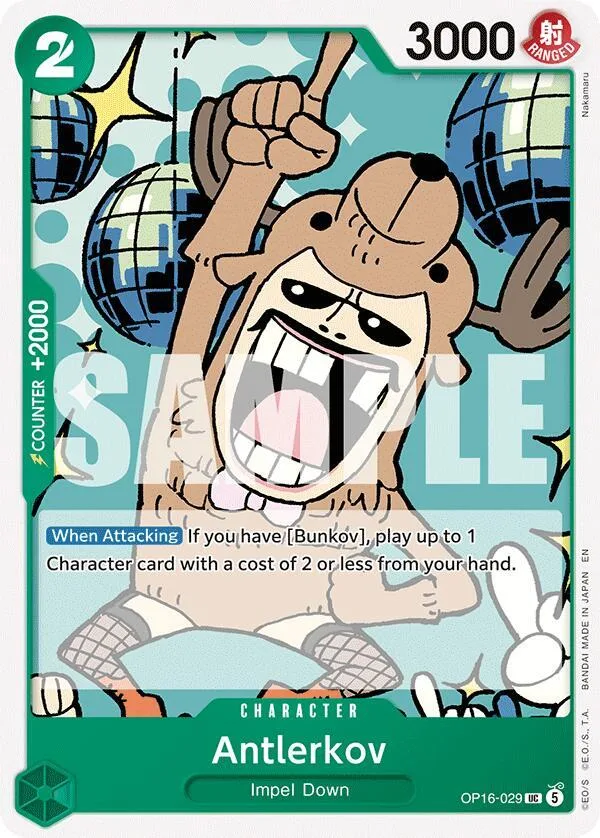 Antlerkov card front