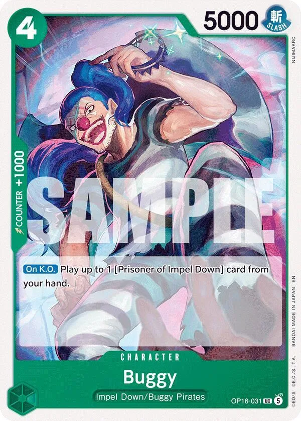 Buggy card front