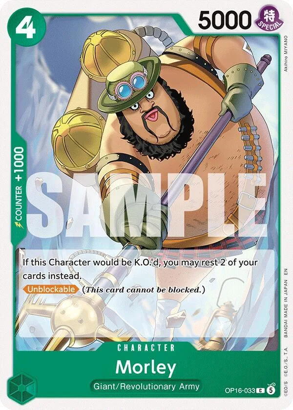 Morley card front