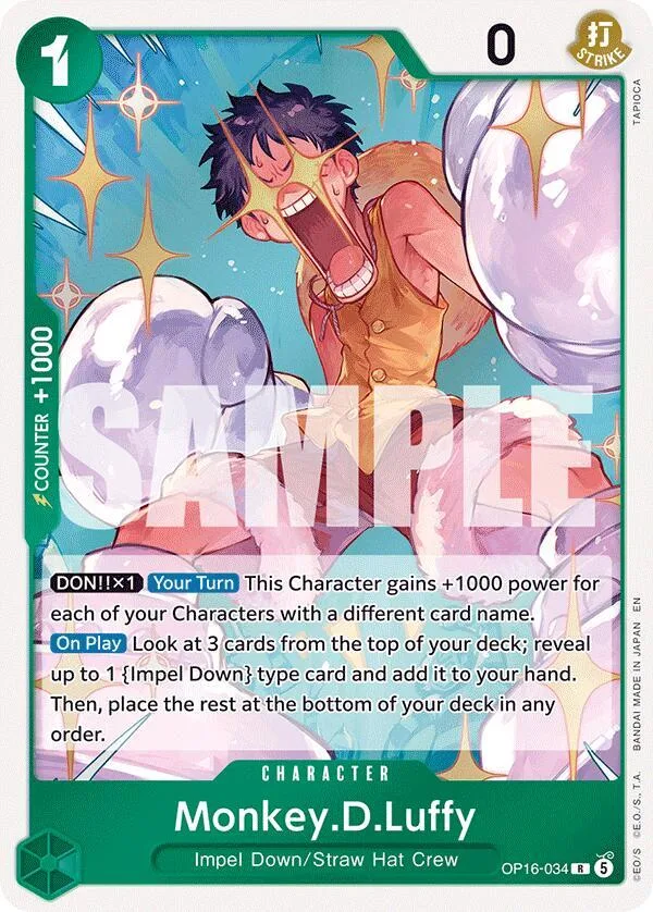 Monkey.D.Luffy card front