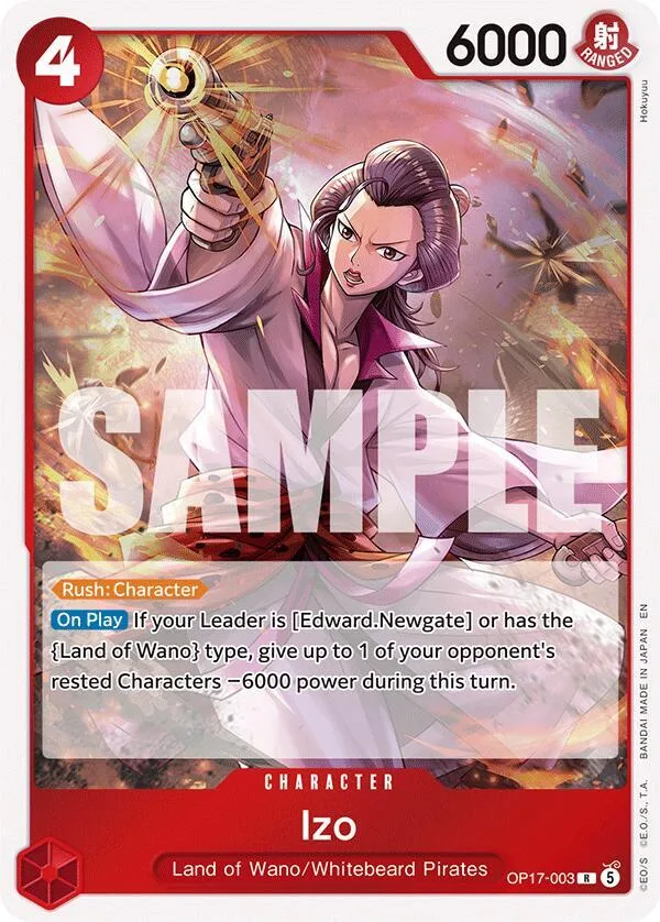Izo card front