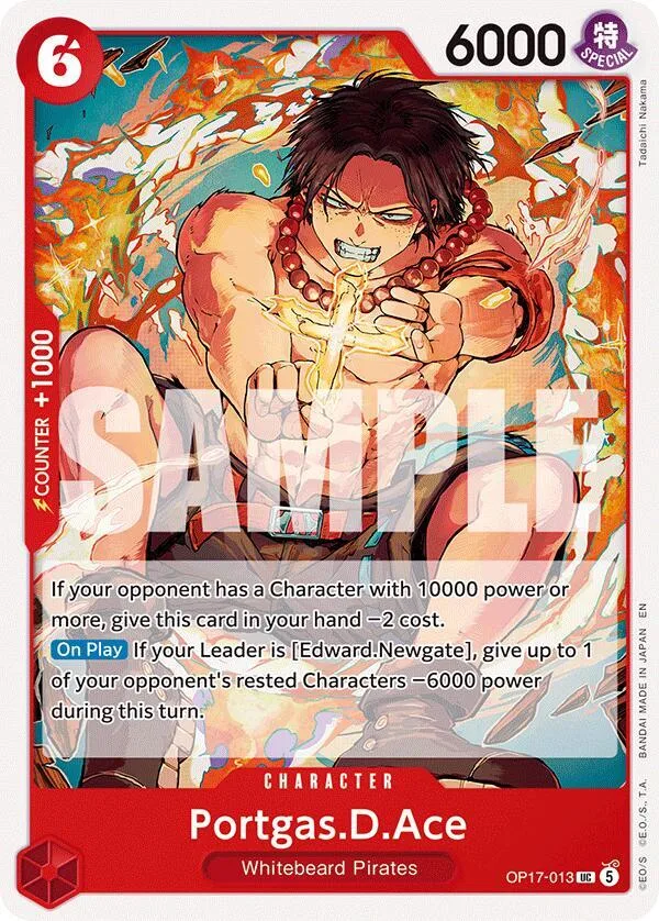 Portgas.D.Ace card front