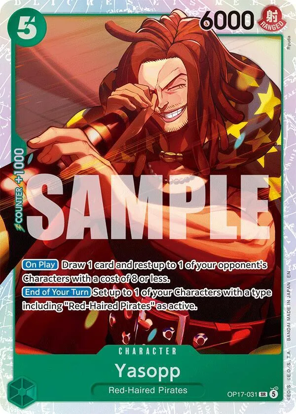 Yasopp card front