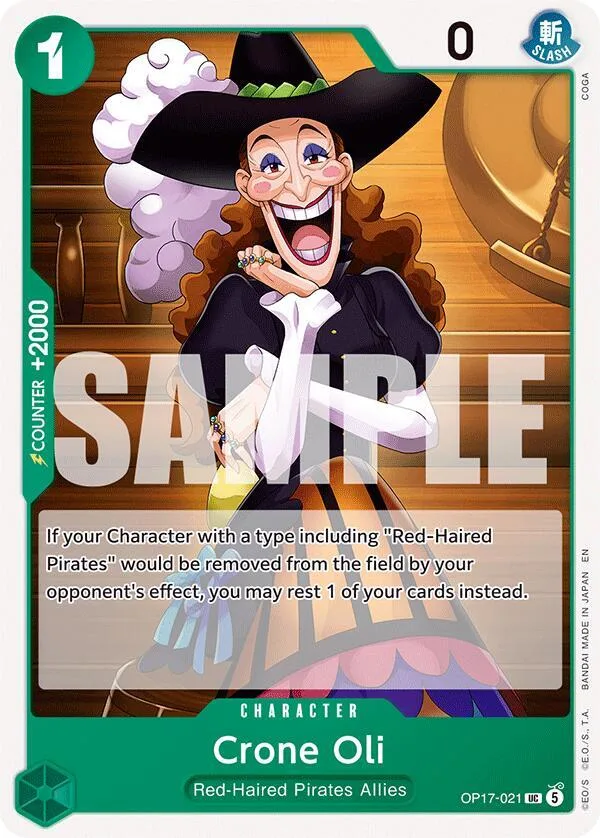 Crone Oli card front