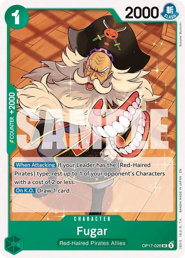 Fugar card front