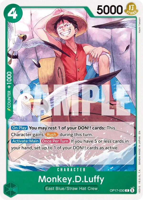 Monkey.D.Luffy card front