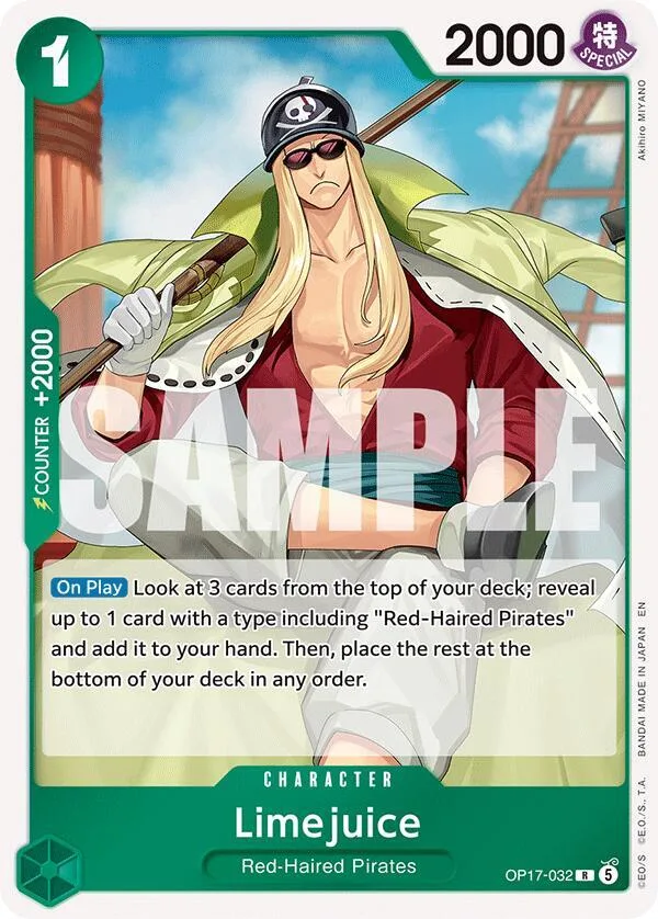 Limejuice card front