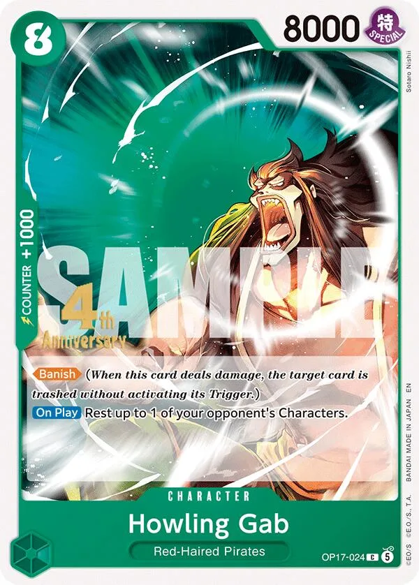 Howling Gab card front