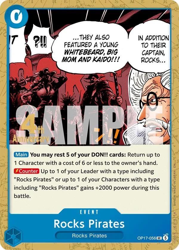 Rocks Pirates card front
