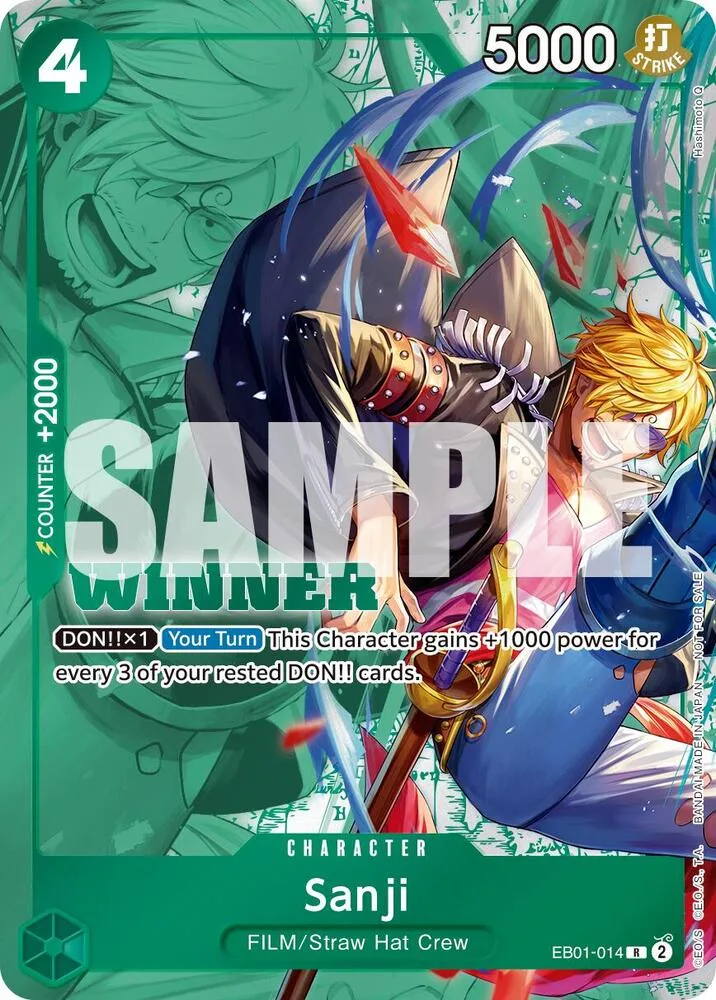 Sanji (Winner Pack 2025 Vol. 1) card front