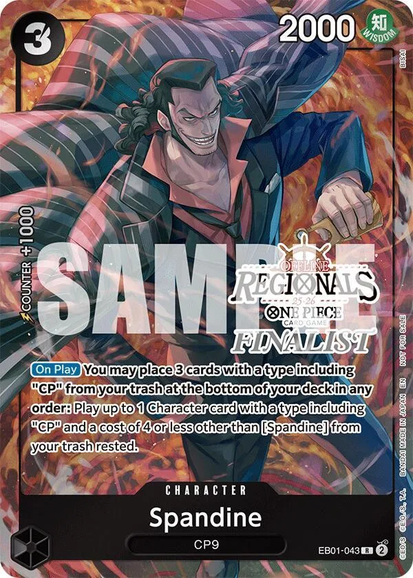 Spandine (Offline Regional Finalist Card Set 2025 Vol.1) card front