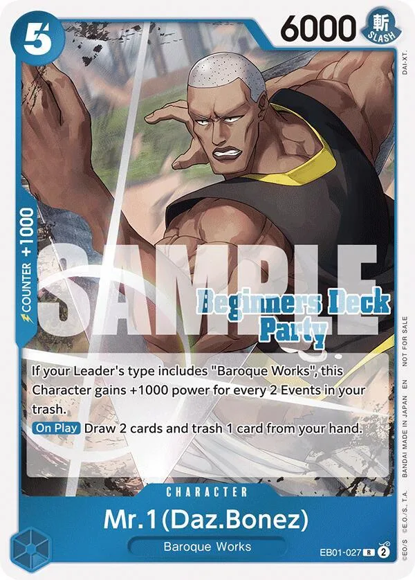 Mr. 1 (Daz.Bonez) (Beginners Deck Party [ST-23] - [ST-28] Participation Pack) card front
