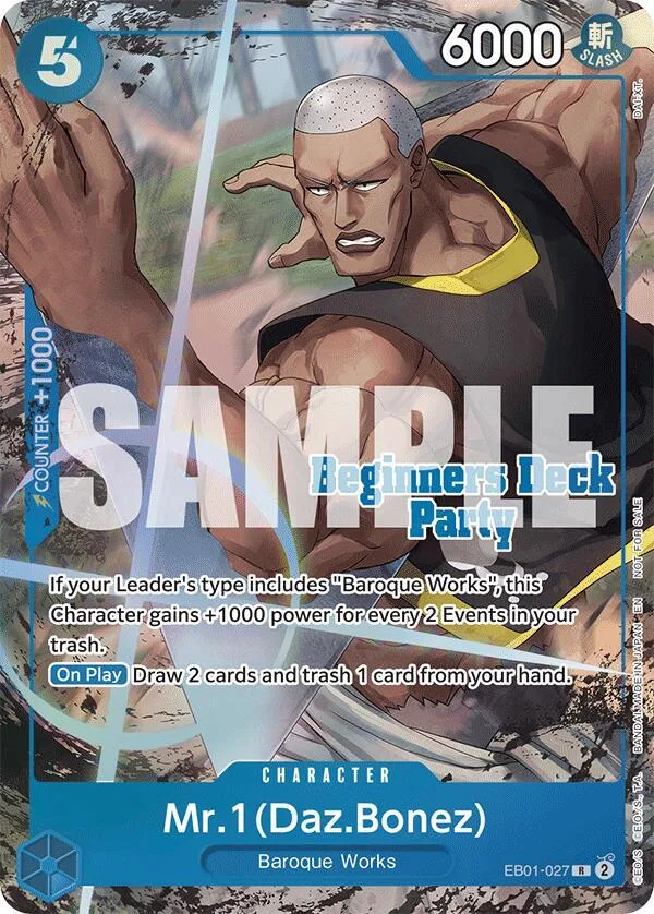 Mr. 1 (Daz.Bonez) (Beginners Deck Party [ST-23] - [ST-28] Winner Pack) card front