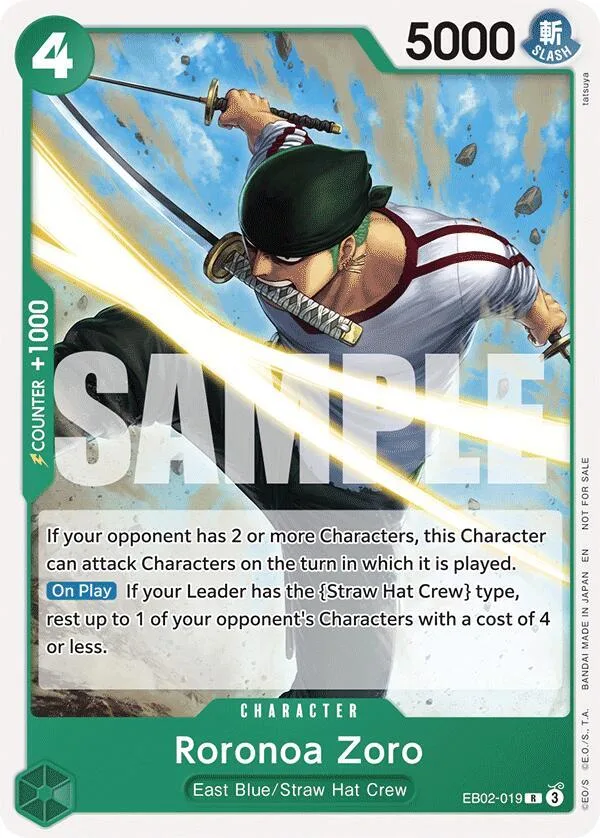 Roronoa Zoro (Tournament Pack 2025 Vol. 3) card front