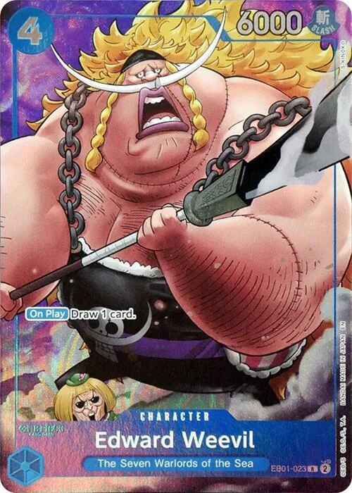 Edward Weevil (Seven Warlords of the Sea Binder Set) card front