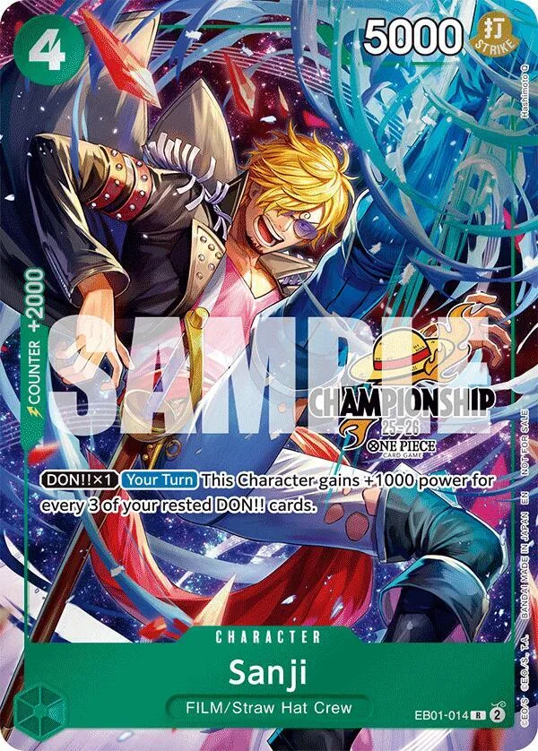 Sanji (CS 25-26 Celebration Pack) card front