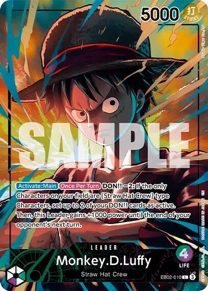Monkey.D.Luffy (Official Playmat Limited Edition Vol.5) card front