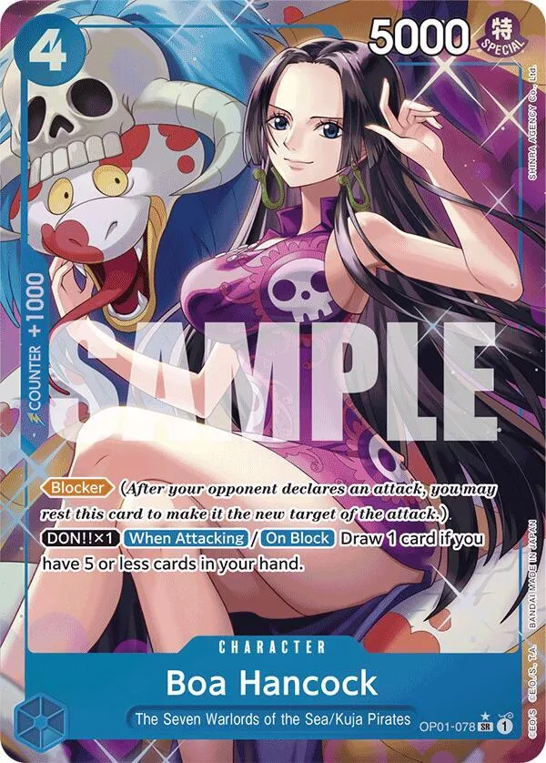 Boa Hancock (Alternate Art) card front