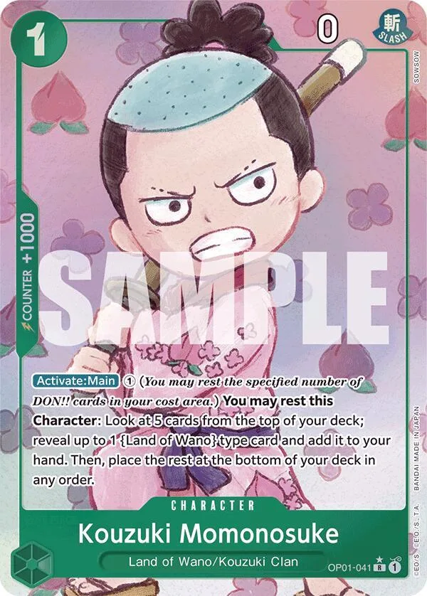 Kouzuki Momonosuke (Alternate Art) card front