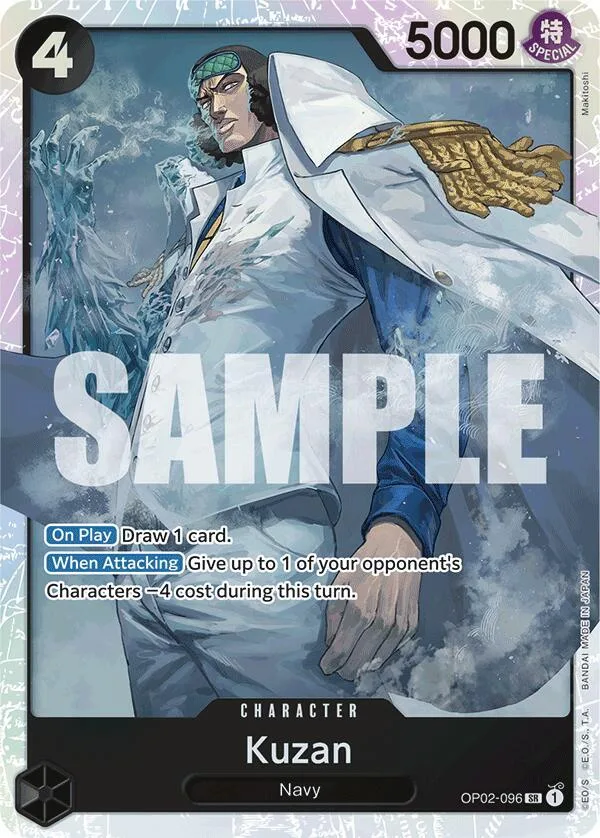 Kuzan card front