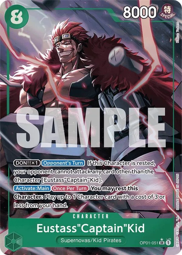 Eustass"Captain"Kid (Alternate Art) card front