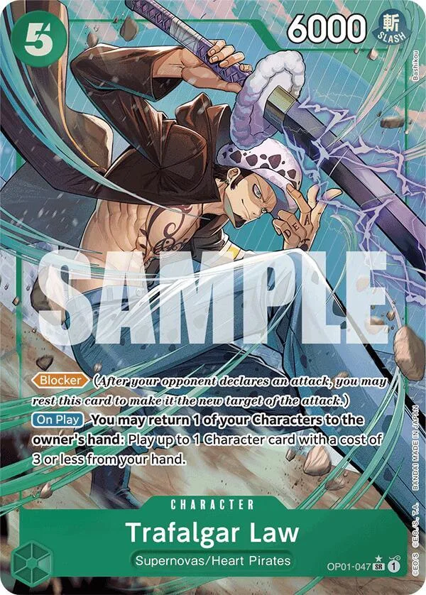 Trafalgar Law (Alternate Art) card front