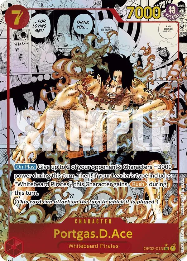 Portgas.D.Ace (Manga) card front