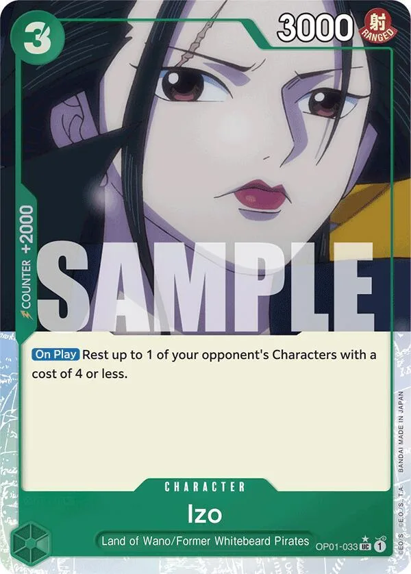 Izo (Full Art) card front