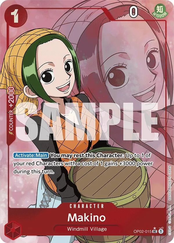 Makino (Full Art) card front