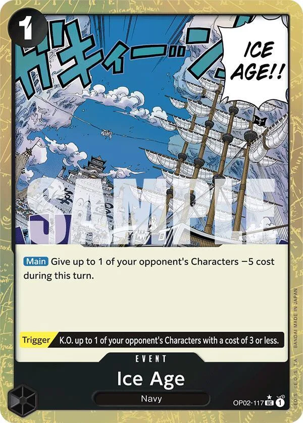 Ice Age Textured Foil card