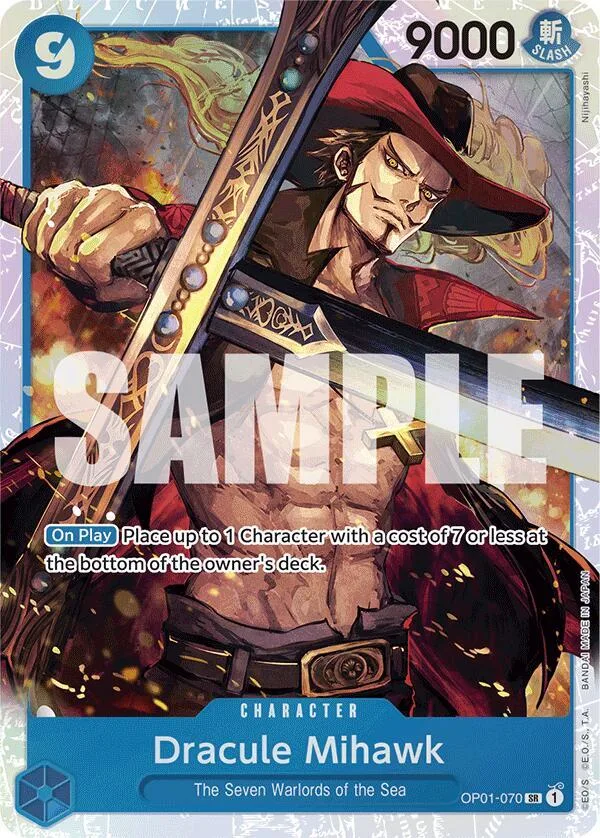 Dracule Mihawk card front