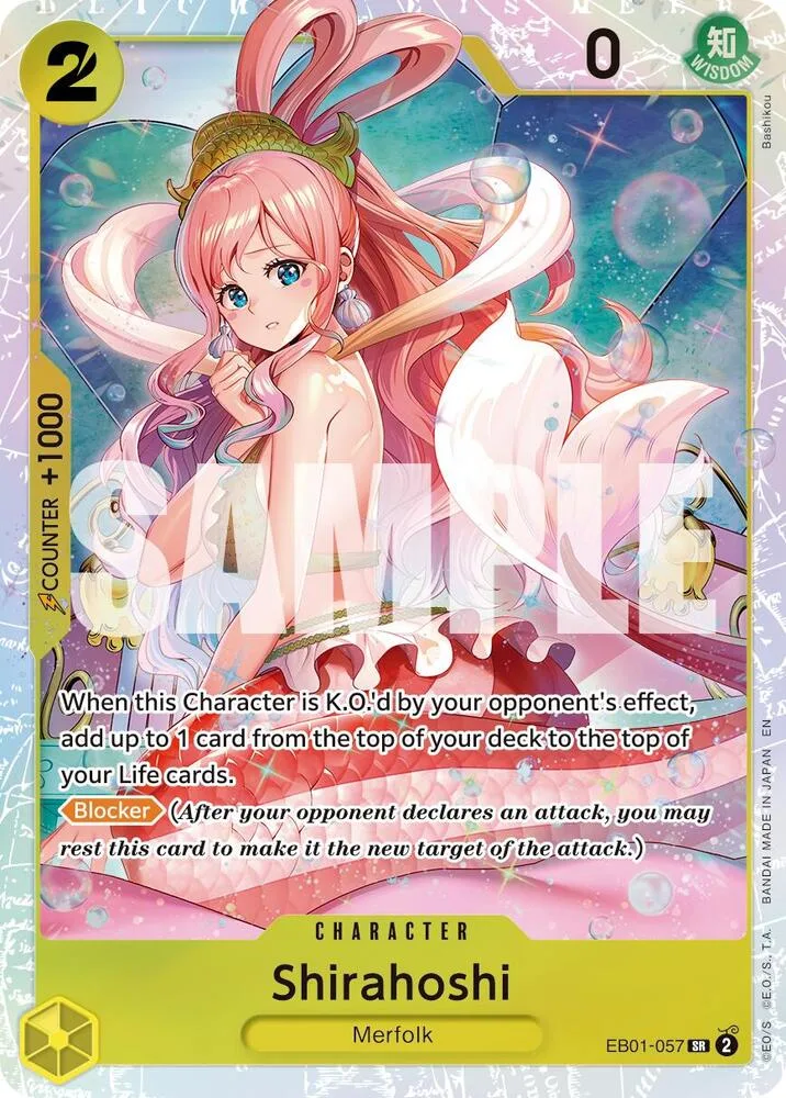 Shirahoshi card front