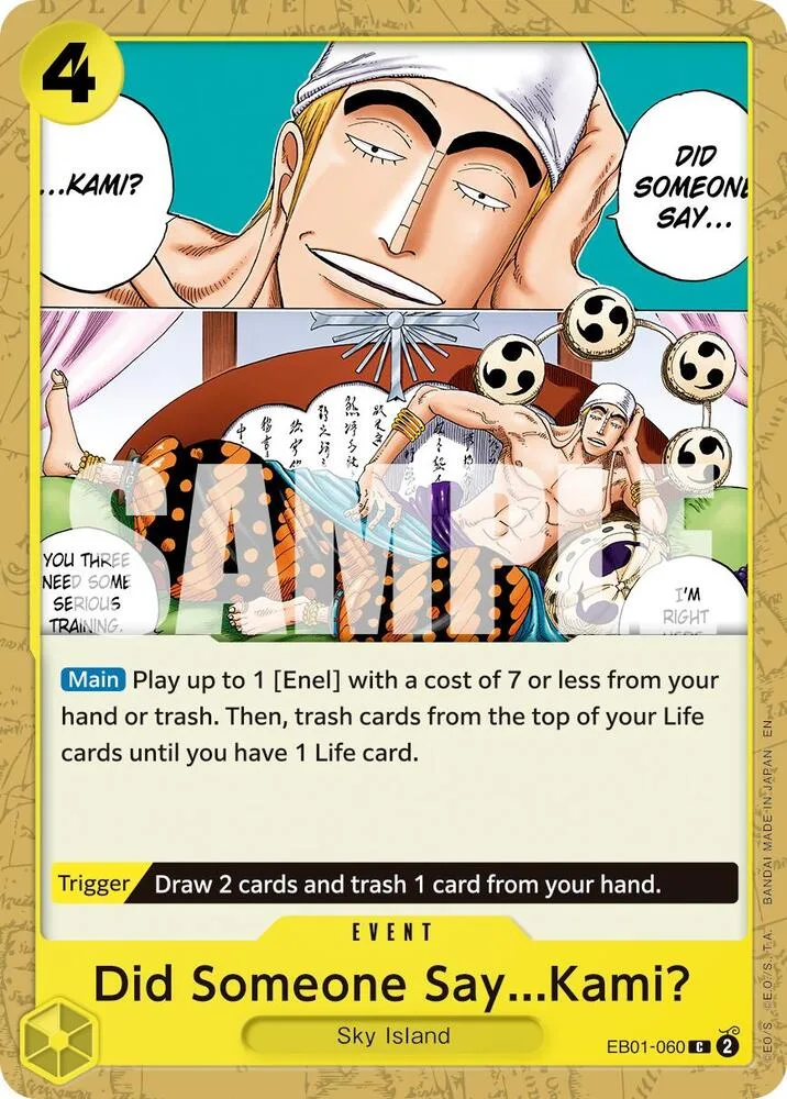 Did Someone Say...Kami? card front