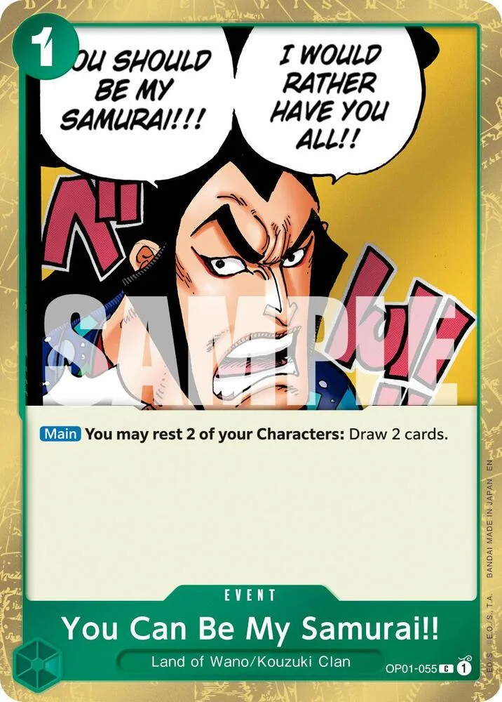 You Can Be My Samurai!! (Pirate Foil) thumbnail