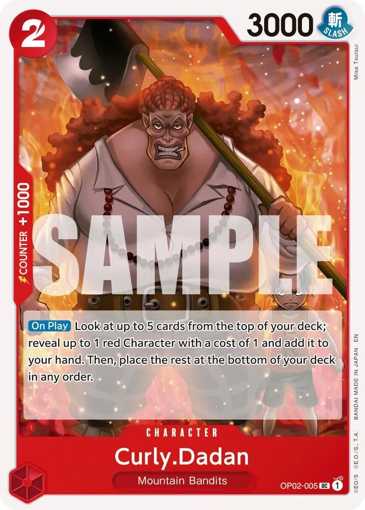 Curly.Dadan card front
